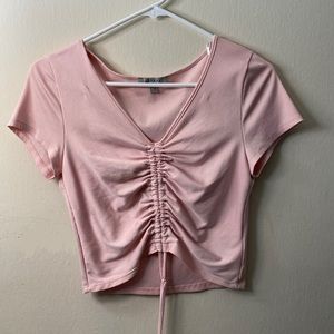 Baby Pink Crop Top